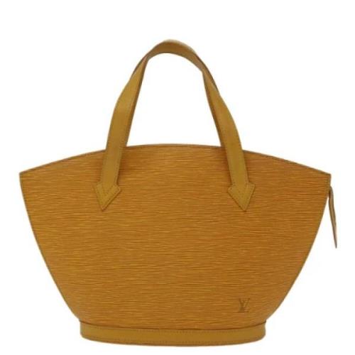 Pre-owned Leather shoulder-bags Louis Vuitton Vintage , Yellow , Dames