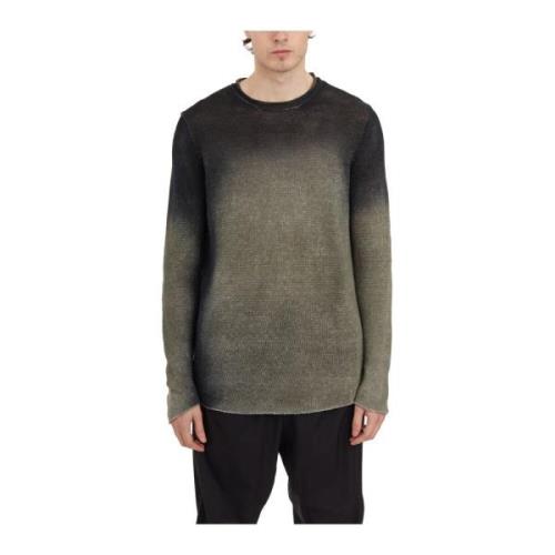 Linnen Crewneck Top Avant Toi , Multicolor , Heren