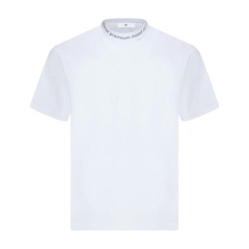 Wit Grafisch Print T-shirt Pmds , White , Heren