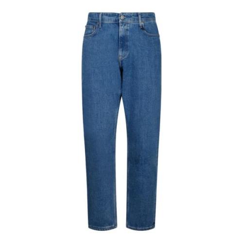 Denim Tapered Mid Blue Jeans Calvin Klein , Blue , Heren