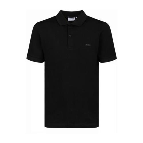 Zwart Thermo Tech Pique Polo Shirt Calvin Klein , Black , Heren