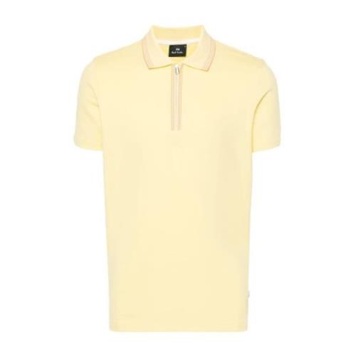 Gestreept Polo Shirt Paul Smith , Yellow , Heren