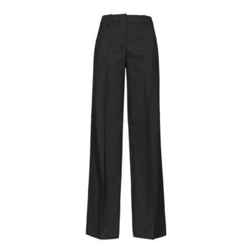 Wide Trousers Pinko , Black , Dames