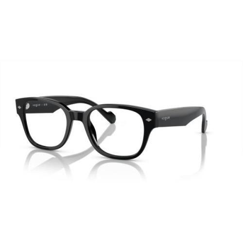 Black Eyewear Frames Vogue , Black , Unisex