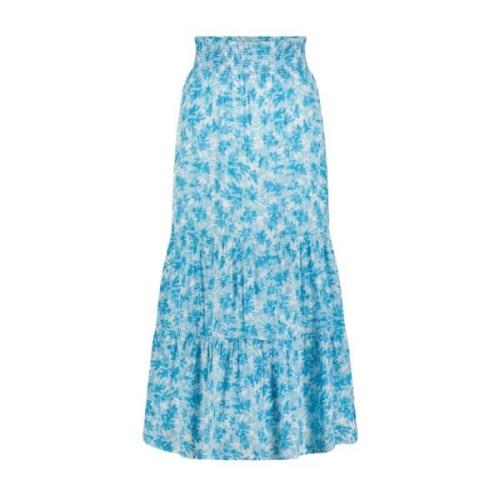 Figolette Print Midi Rok Fabienne Chapot , Blue , Dames