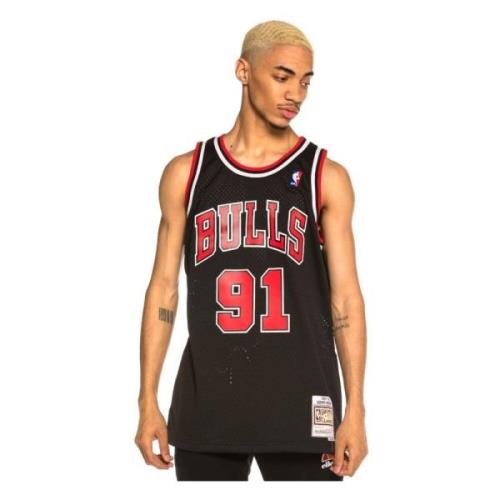 Chicago Bulls Dennis Rodman Swingman Jersey Mitchell & Ness , Black , ...