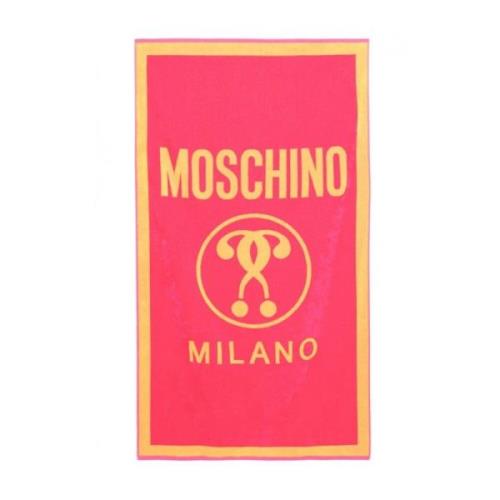 Fuchsia Strandhanddoek Katoen 100% Love Moschino , Pink , Dames