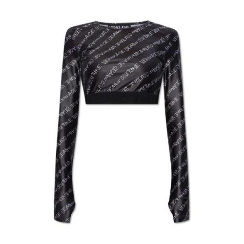 Stijlvolle Sweaters voor Trendy Looks Versace Jeans Couture , Black , ...