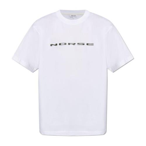 T-shirt Simon Norse Projects , White , Heren