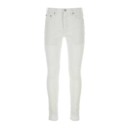 Stretch Denim Jeans Purple Brand , White , Heren