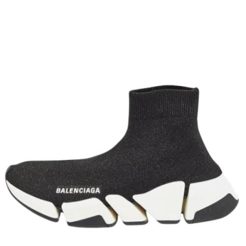 Pre-owned Fabric sneakers Balenciaga Vintage , Black , Dames