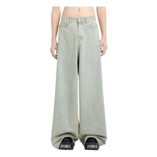 Wijde Pijp Blauw Zand Jeans Vetements , Blue , Heren