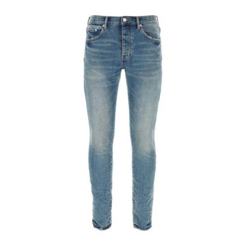 Stretch Denim Jeans Purple Brand , Blue , Heren