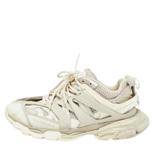 Pre-owned Mesh sneakers Balenciaga Vintage , White , Heren