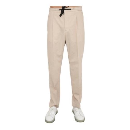 Beige Casual Broek Hugo Boss , Beige , Heren