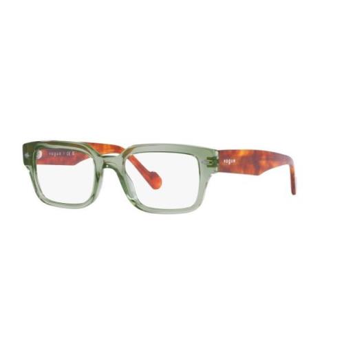 Transparant Groene Brillenmonturen Vogue , Green , Unisex