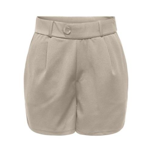 Riemknoop Shorts Only , Beige , Dames
