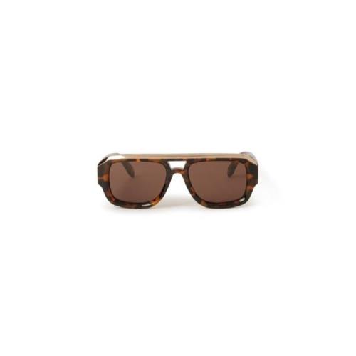 Zonnebril Palm Angels , Brown , Unisex