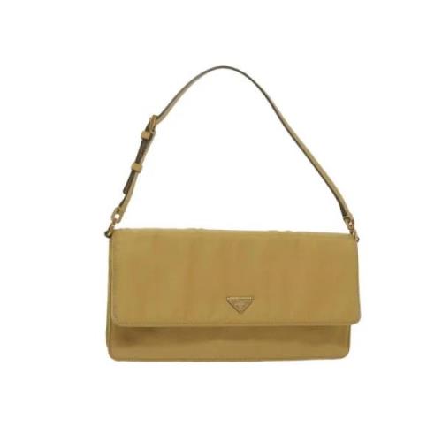 Pre-owned Nylon prada-bags Prada Vintage , Yellow , Dames