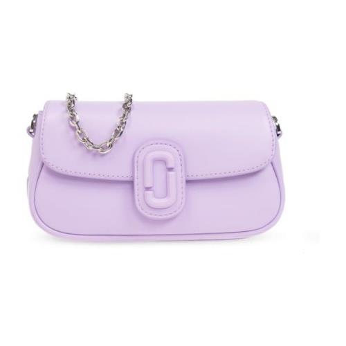 Schoudertas met logo Marc Jacobs , Purple , Dames