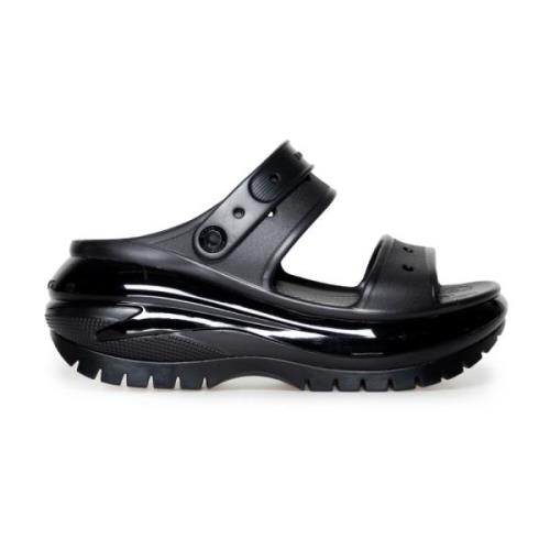 Mega Crush Sandaal Lente/Zomer Collectie Crocs , Black , Dames