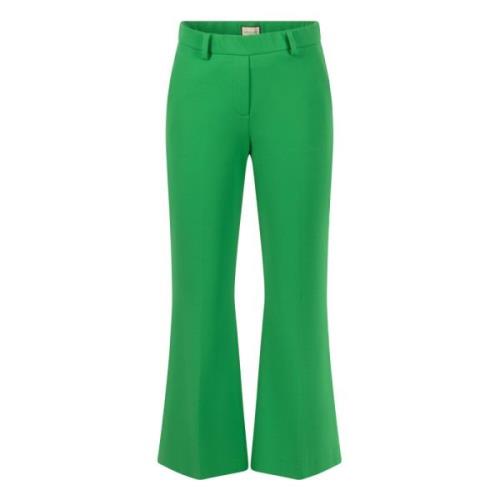 Wide Trousers Seductive , Green , Dames