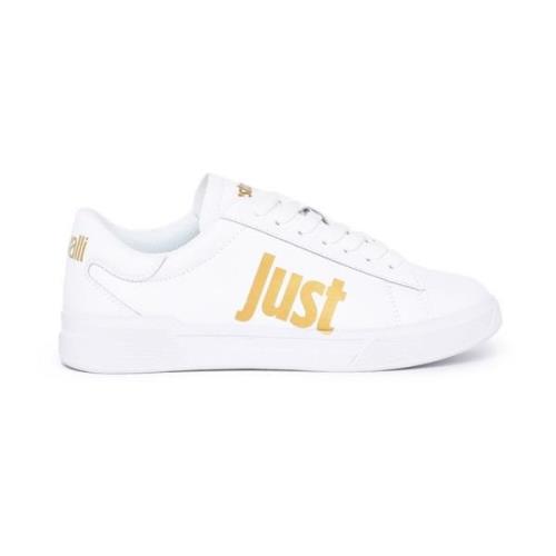 Witte Sneakers voor een Stijlvolle Look Just Cavalli , White , Dames