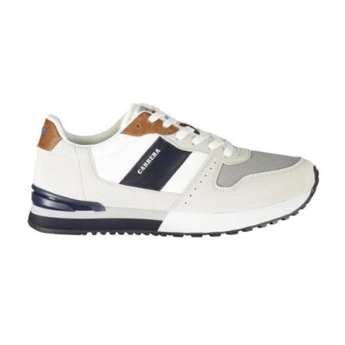 Witte Polyester Sneakers voor Mannen Carrera , Multicolor , Heren