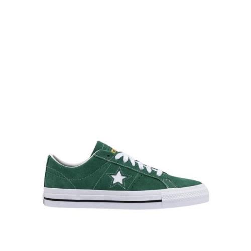 Klassieke Suede Sterdetail Sneakers Converse , Green , Heren