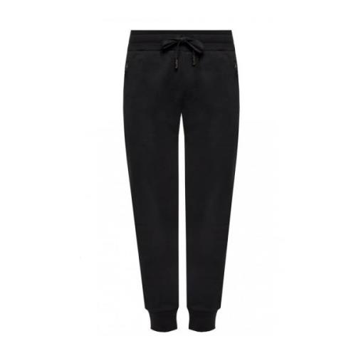 Zwarte Logo Jogger Broek Dolce & Gabbana , Black , Heren