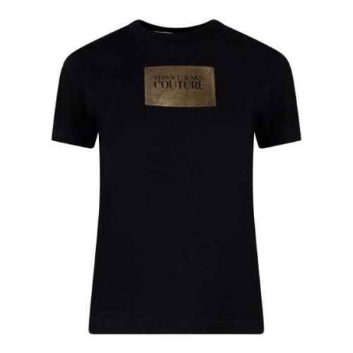 Stijlvolle T-shirts en Polos Versace Jeans Couture , Black , Dames