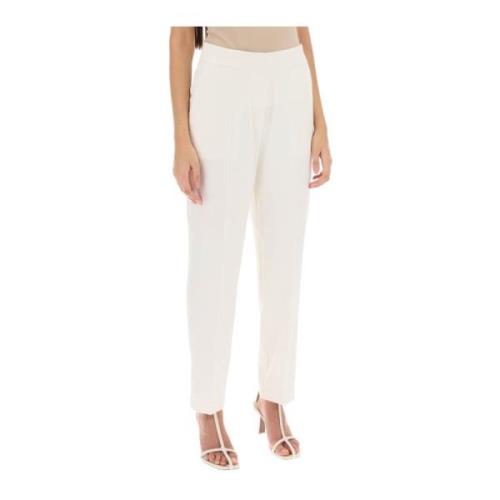 Cropped Trousers MVP wardrobe , White , Dames