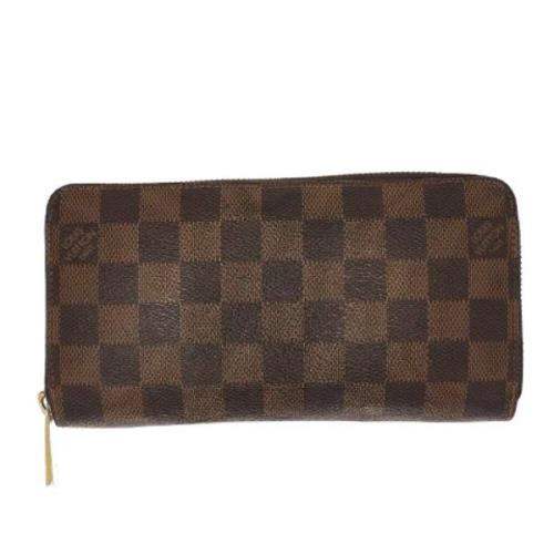 Pre-owned Canvas wallets Louis Vuitton Vintage , Brown , Dames