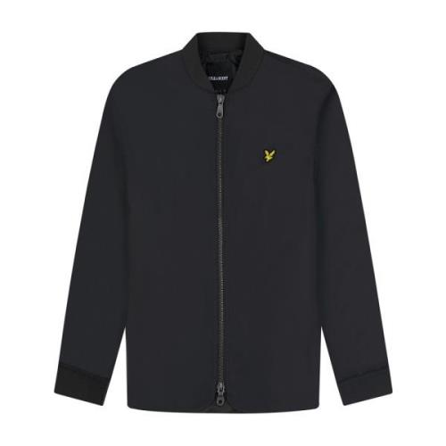 Stijlvolle Bomberjack voor Mannen Lyle & Scott , Gray , Heren