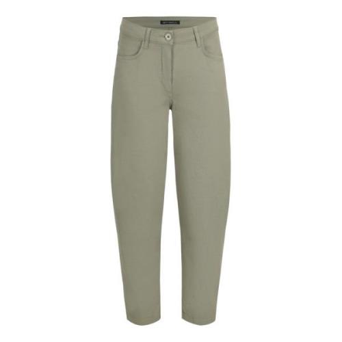 Effen casual broek Betty Barclay , Green , Dames