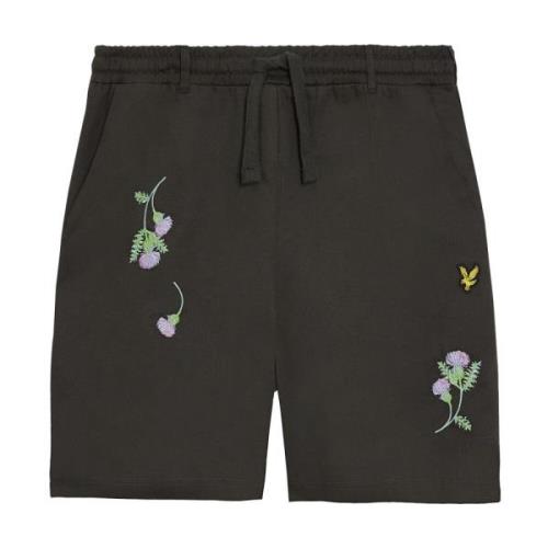 Geborduurde Club Shorts Lyle & Scott , Gray , Heren