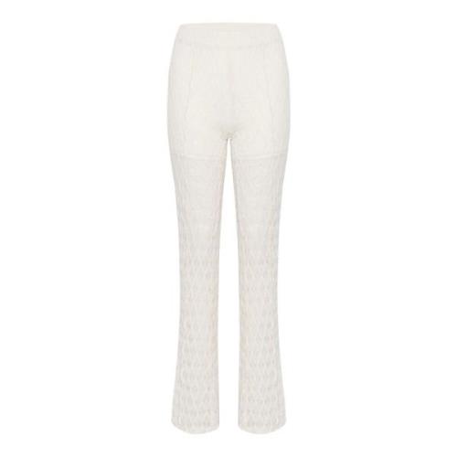 Flared Pant Afterglow Gestuz , White , Dames