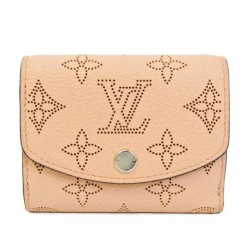 Pre-owned Leather wallets Louis Vuitton Vintage , Pink , Dames