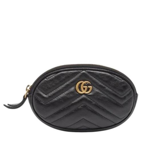 Pre-owned Leather gucci-bags Gucci Vintage , Black , Dames