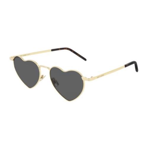 Metallic Sunglasses for Women Saint Laurent , Yellow , Dames