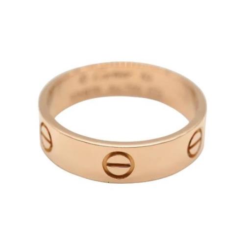 Pre-owned Rose Gold rings Cartier Vintage , Yellow , Dames