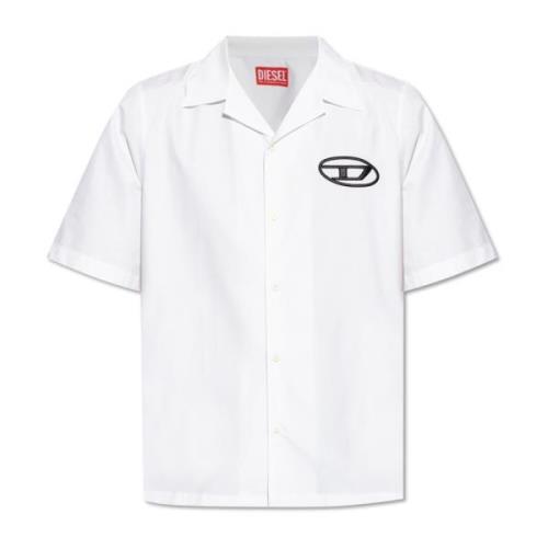Shirt `S-Mac-C` Diesel , White , Heren