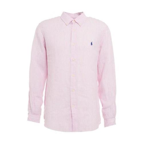 Roze Ss24 Heren Overhemd Ralph Lauren , Multicolor , Heren