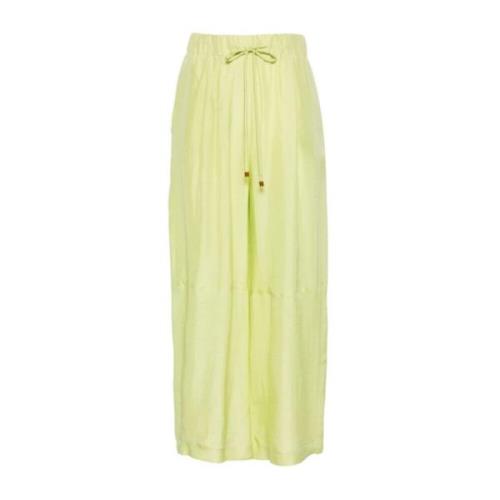 Wijde Broek Alysi , Green , Dames