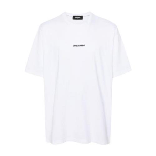 Stijlvol T-shirt-upgrade voor mannen Dsquared2 , White , Heren