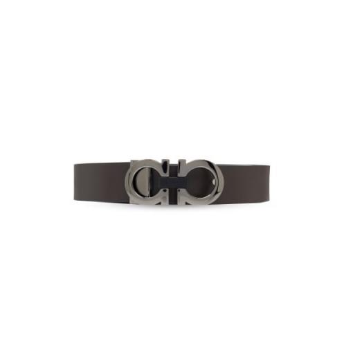 Omkeerbare riem Salvatore Ferragamo , Black , Heren