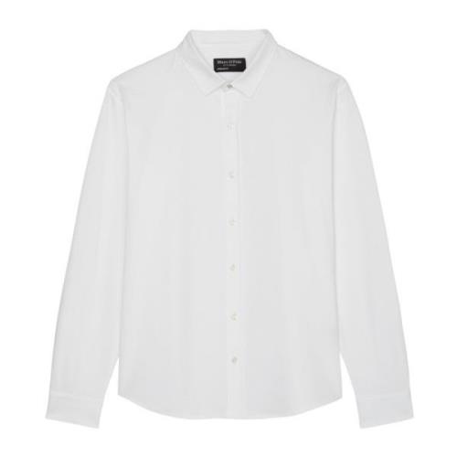 Jersey shirt regular Marc O'Polo , White , Heren
