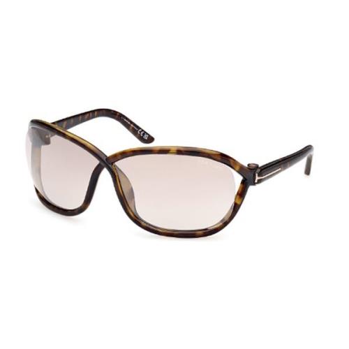 Bruine Zonnebril Dames Accessoires Tom Ford , Brown , Dames