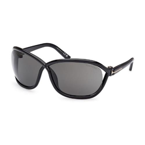 Zwarte zonnebril dames accessoires Aw23 Tom Ford , Black , Dames