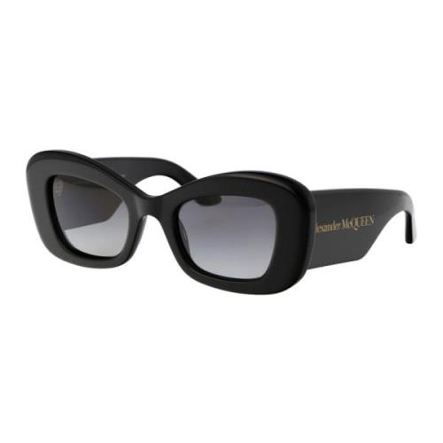 Stijlvolle zonnebril Am0434S Alexander McQueen , Black , Dames